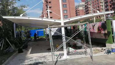 北京膜結(jié)構(gòu)停車棚施工注意