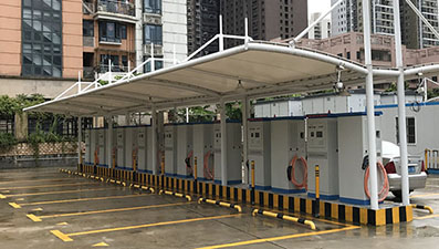 智慧停車新選擇,北京充電樁膜結(jié)構(gòu)雨棚打造城市智能交通