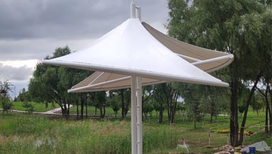 北京張拉膜結構如何做好加固骨架？