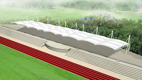 北京膜結(jié)構(gòu)看臺(tái)分享膜結(jié)構(gòu)看臺(tái)施工難點(diǎn)怎么解決？